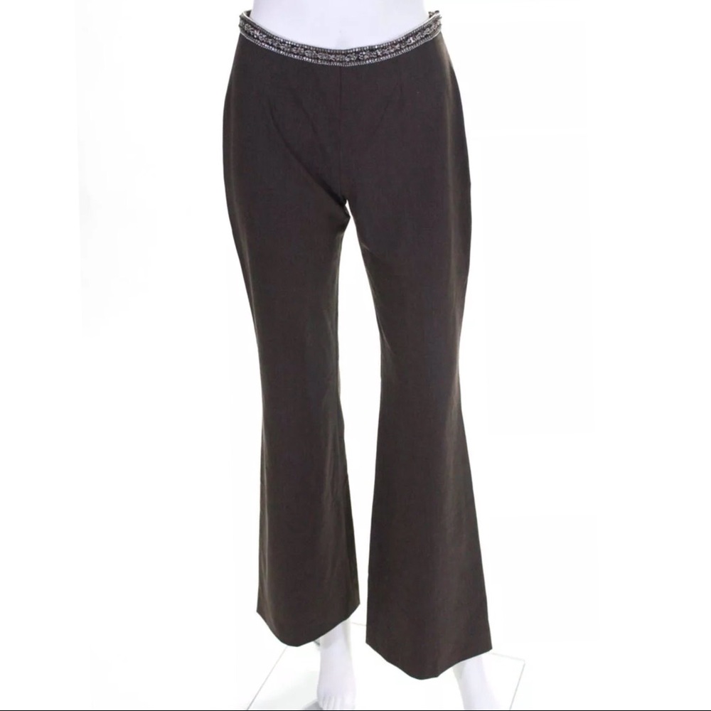 Escada beaded 2000’s flare pants